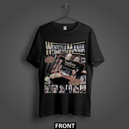 WWF WrestleMania Arcade Legends T-Shirt WWE Retro Vintage Premium Oversized T-Shirt (Unisex)